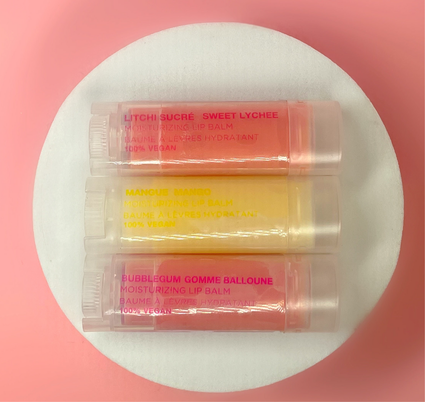 SUMMER Organic Lip Balms